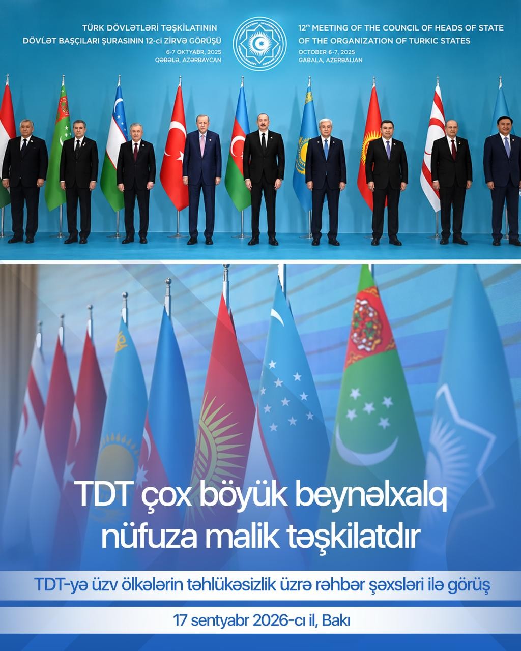 İlham Əliyevin TDT ölkələrinin rəsmiləri ilə görüşündən əsas mesajlar (FOTOLAR)